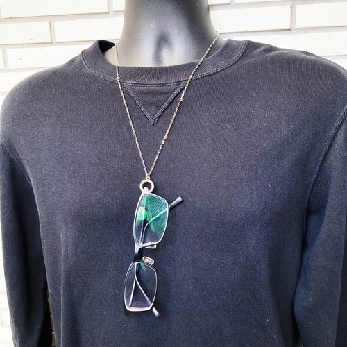 グラスホルダー 眼鏡チェーン ネックレス サングラス 老眼鏡ホルダー