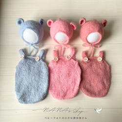 オレンジ♪鏡餅ボンネット ニューボーンフォト撮影衣装 帽子 正月月齢