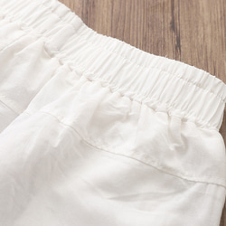 亞麻7分丈ロングパンツ コットン製テーパードパンツ #K-9 15枚目の画像