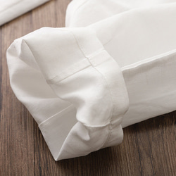 亞麻7分丈ロングパンツ コットン製テーパードパンツ #K-9 14枚目の画像