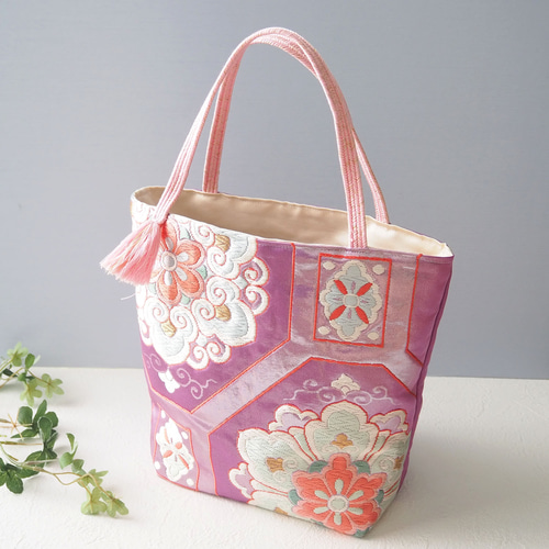 着物帯リメイク✧*バッグ（帯リメイク/伝統工芸/着物リメイク/着物