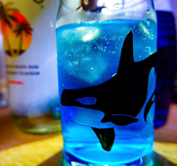 受注生産】シャチのグラス グラス mitama 通販 17792571｜Creema(クリーマ)