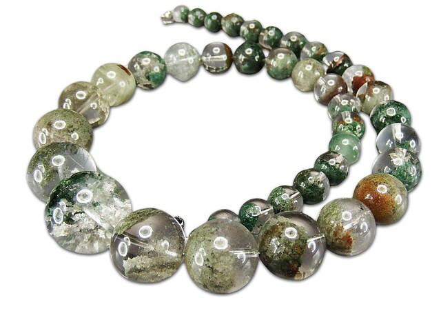 逸品一点物ガーデンクォーツ天然石ネックレス庭園水晶人間関係運810-285