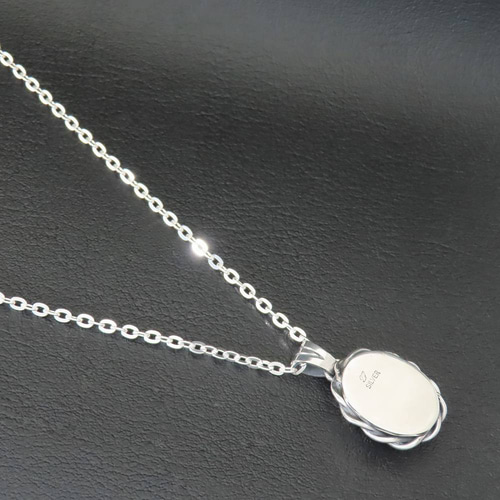 ターコイズネックレス シルバー925 【刻印無料】 ターコイズ トルコ石