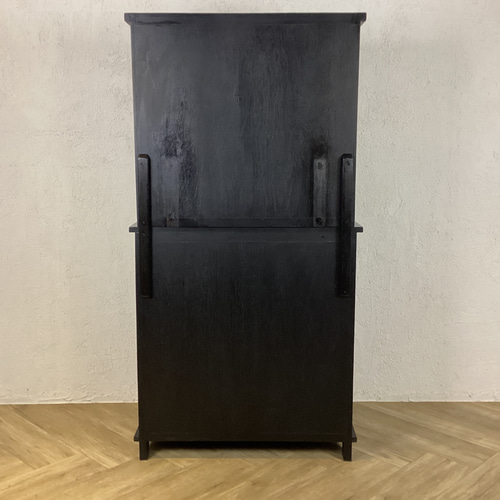 訳あり品】アンティーク調 食器棚 カップボード オープン棚 収納棚