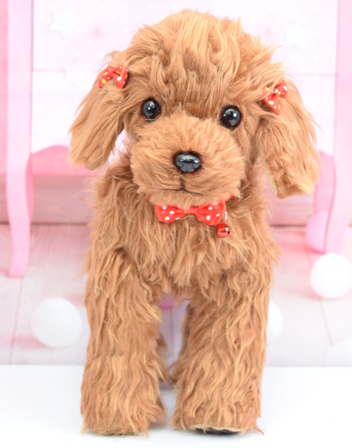 Woderful Alice トイプードル レッド No.1 犬 ぬいぐるみ リアルサイズ 送料無料