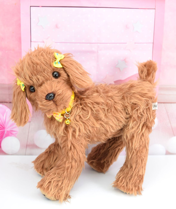 Woderful Alice トイプードル レッド No.2 犬 ぬいぐるみ リアルサイズ 送料無料 Alice トイプードル レッド 送料無料