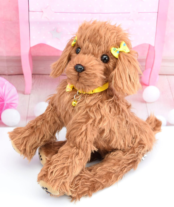 Woderful Alice トイプードル レッド No.2 犬 ぬいぐるみ リアルサイズ 送料無料 Alice トイプードル レッド 送料無料