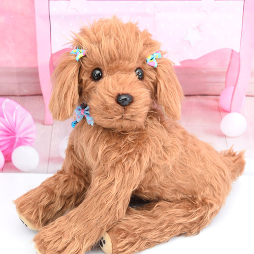 プードルぬいぐるみ Amazon.co.jp: ZYUZES トイプードル 電動ペット犬 動く