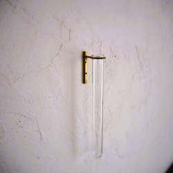 試験管一輪挿し壁付真鍮200 4枚目の画像