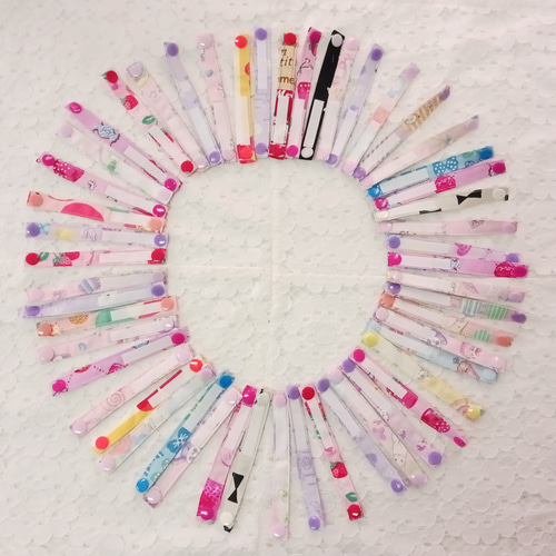 お名前タグ・スナップボタン付きネームタグ くまのがっこう スナップボタン付きネームタグ3枚セット : お名前