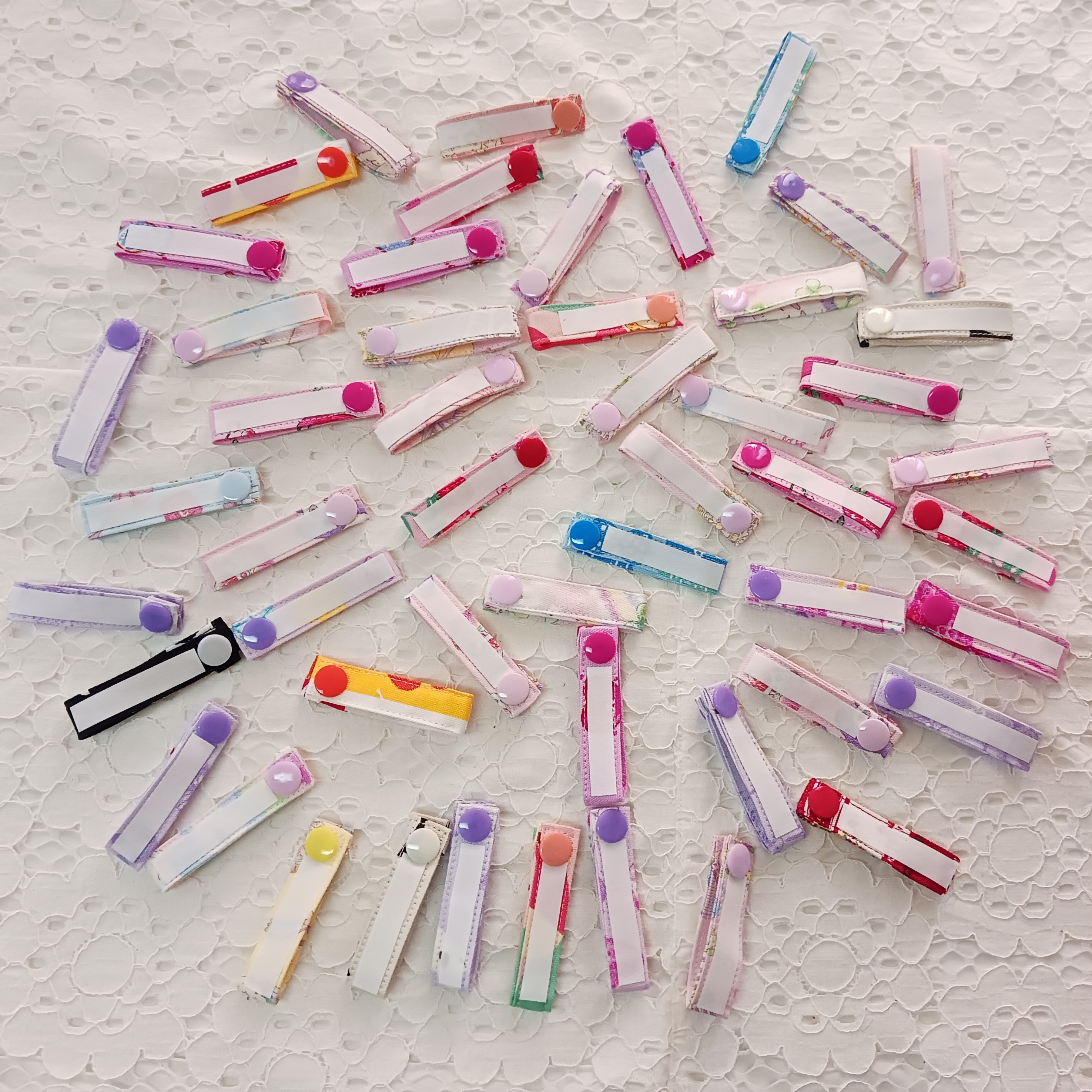 お名前タグ・スナップボタン付きお名前リボンタグ