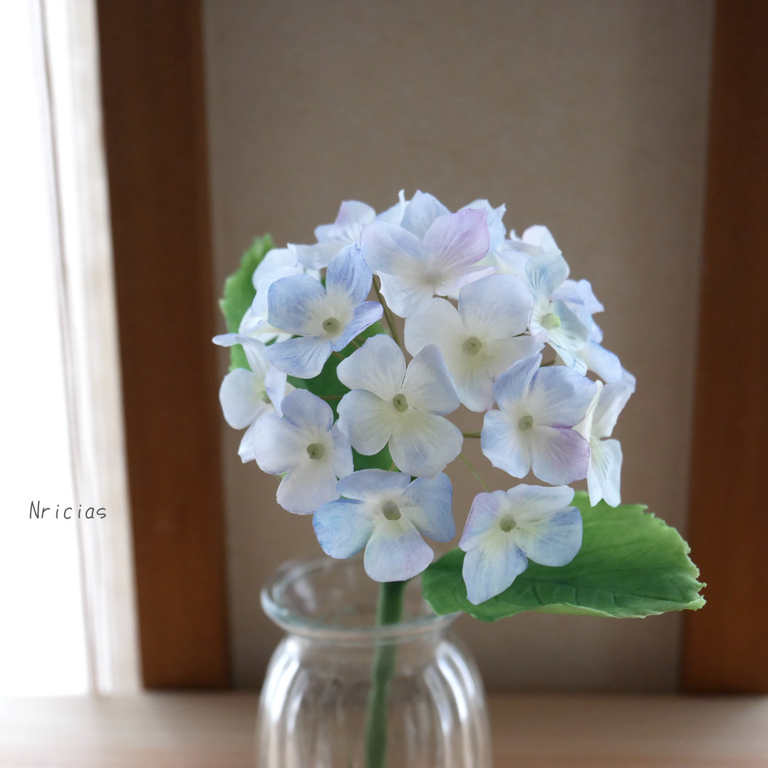 専用❁2点おまとめです❁クレイフラワー❁あじさいのフラワー