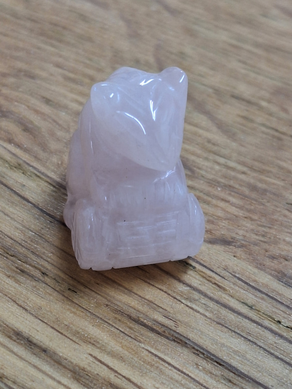 ローズクオーツのクマの置物№1 fit=scale-down,w=1200
