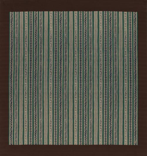 大判風呂敷　ふろしき  いせ辰　縞小紋　紺色　綿100％  128cm×128cm