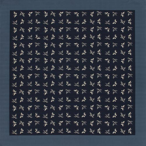 大判風呂敷　ふろしき  いせ辰　小紋蝶　紺色　綿100％  128cm×128cm