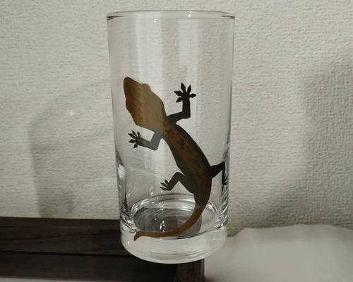 【クレステッドゲッコー】自作　額縁入り　B5 rectangle_large_type_2_bd2515c