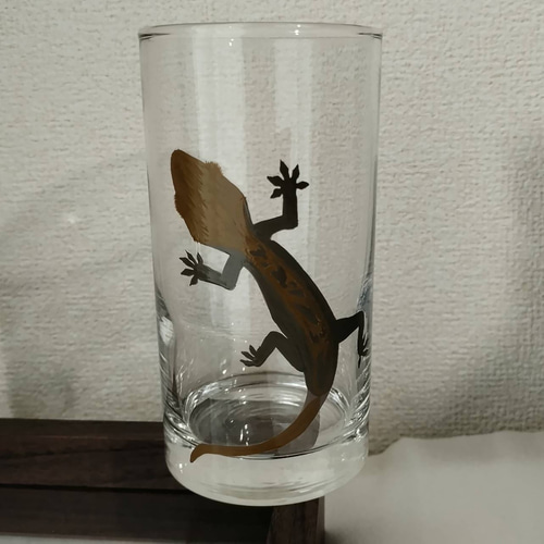 受注生産】クレステッドゲッコーのグラス グラス mitama 通販