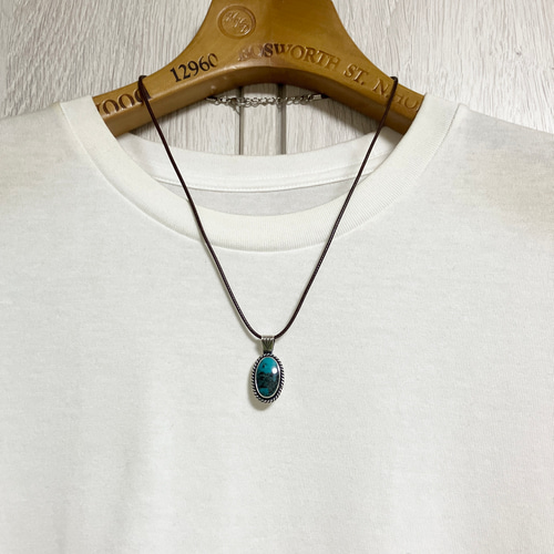 ターコイズマウンテン ターコイズ トルコ石 シルバー ネックレス