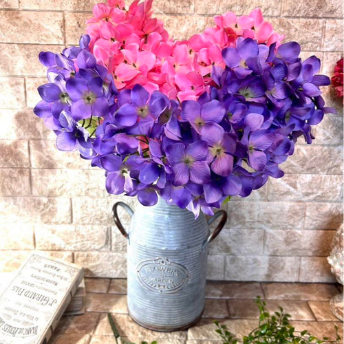 光触媒 人工観葉植物 紫陽花とデルフィニウム 【公式通販】