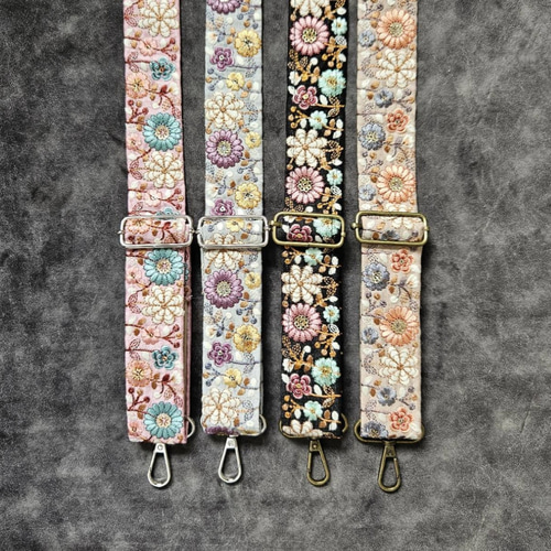 ストラップショルダー インド刺繍リボン スマホショルダー