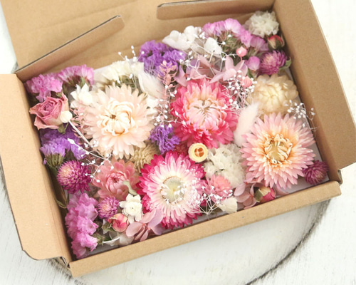 花材セット　花材詰め合わせ　プリザーブドフラワー　ドライフラワー　木の実セット 楽天市場】ドライフラワー詰め合わせ セット【 花材 キット