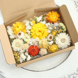 ドライフラワー詰め合わせ　メルカリ便　イエロー ドライフラワー詰め合わせ メルカリ便 イエロー ドライフラワー