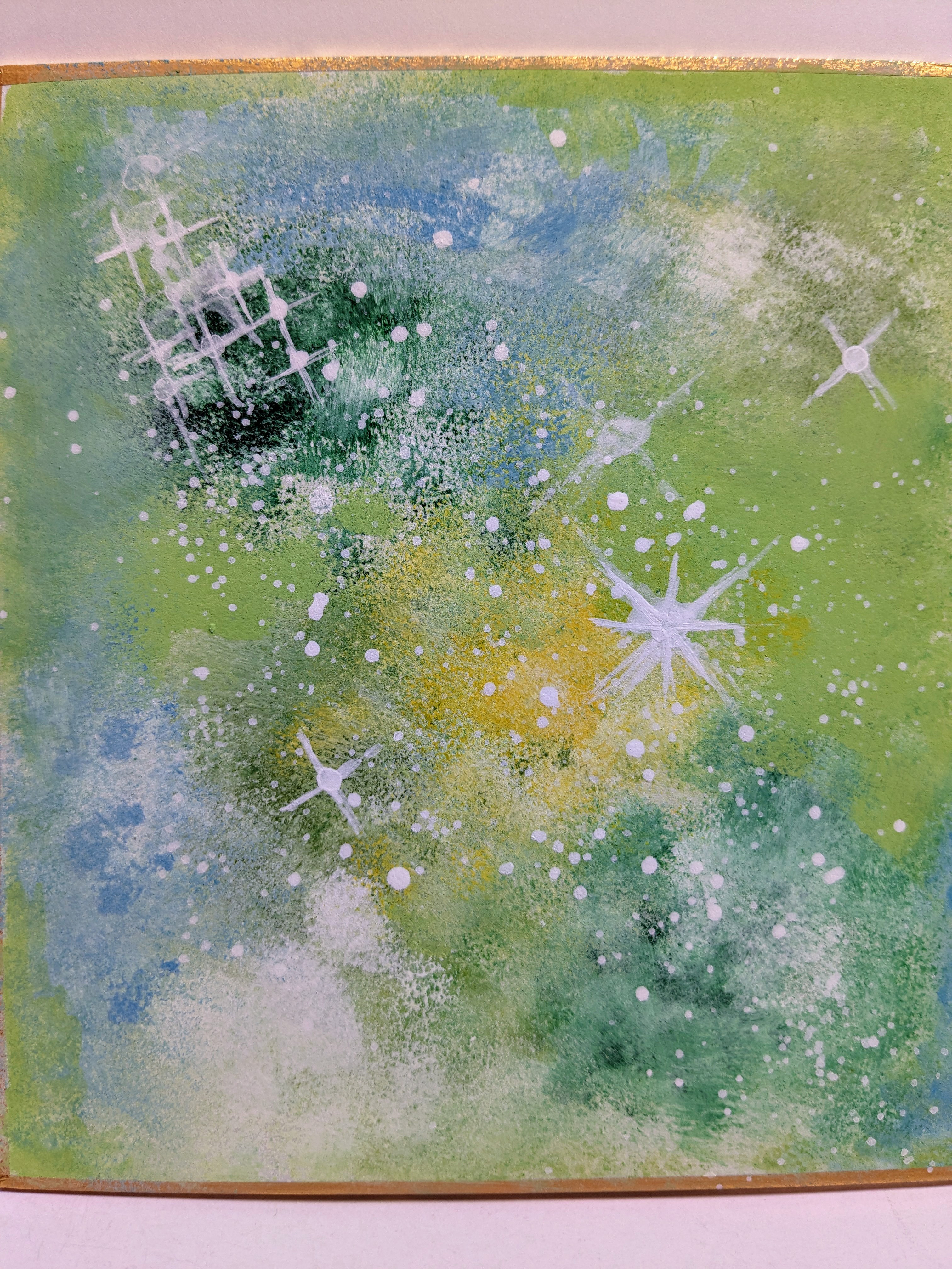 24217E 肉筆原画　水彩画　絵画　ファンタジー　ヒーリングアート 24217E 肉筆原画 水彩画 絵画 ファンタジー ヒーリングアート