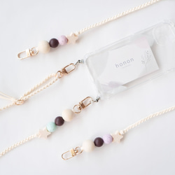 スマホショルダーストラップ”ice cream-アイスクリーム-”【チョコ