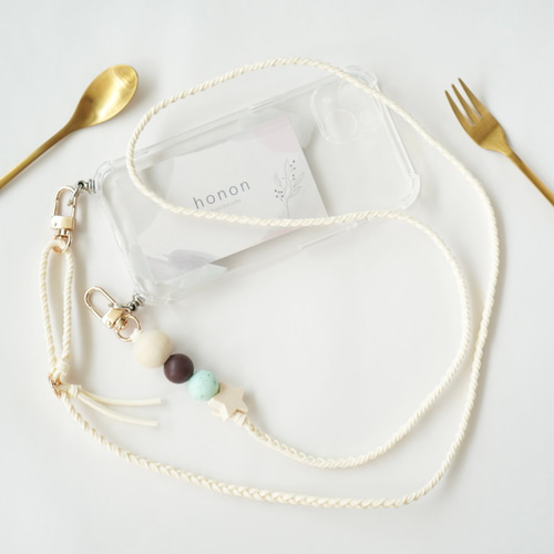 スマホショルダーストラップ”ice cream-アイスクリーム-”【チョコ