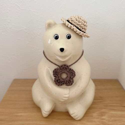 花座布団プレゼント】しろくま貯金箱 Polar Bear Money Box 2023