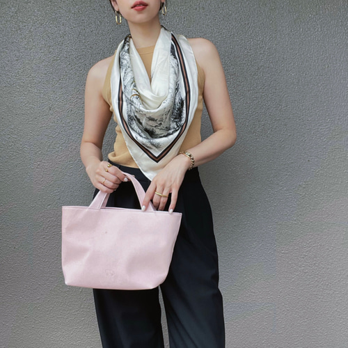 墨田区産 ピッグレザートートバッグ ピンク トートバッグ Sai(サイ