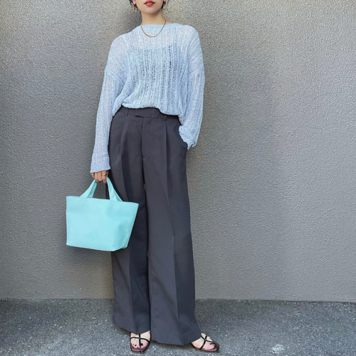 ダークブルー レザー トートバッグ A4 通勤 牛革 トートバッグ ビジネストート | 株式会社 きくひろ