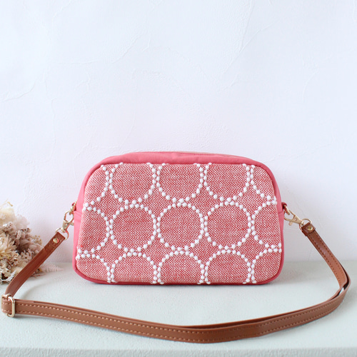 数量限定】ミナペルホネン レッドタンバリン ポシェット ポシェット La  