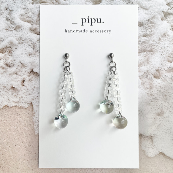ピアス/イヤリング ピアス（スタッド・一粒） _pipu. handmade acce 通販 17796009｜Creema(クリーマ)