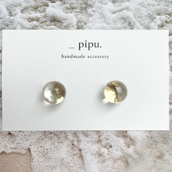ピアス ピアス（スタッド・一粒） _pipu. handmade acce 通販 17796031｜Creema(クリーマ)