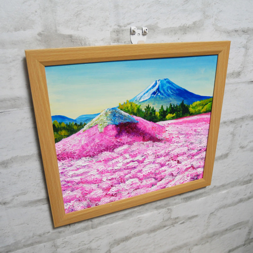 油絵 油彩 油彩画 絵 絵画 ミニ絵画 【苺サンド】 | HIROSHI1990