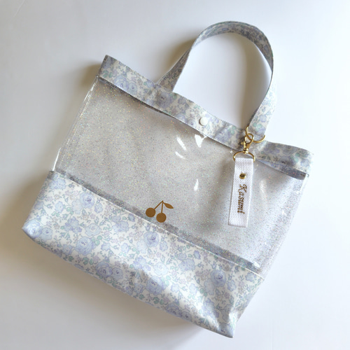 名入れできます】プールバッグ✨撥水加工のリバティプリント 