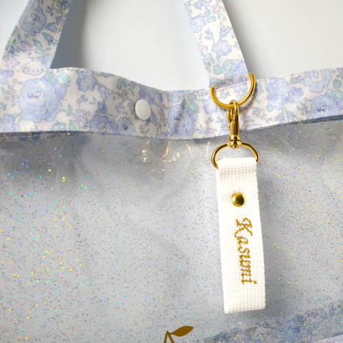 名入れできます】プールバッグ✨撥水加工のリバティプリント