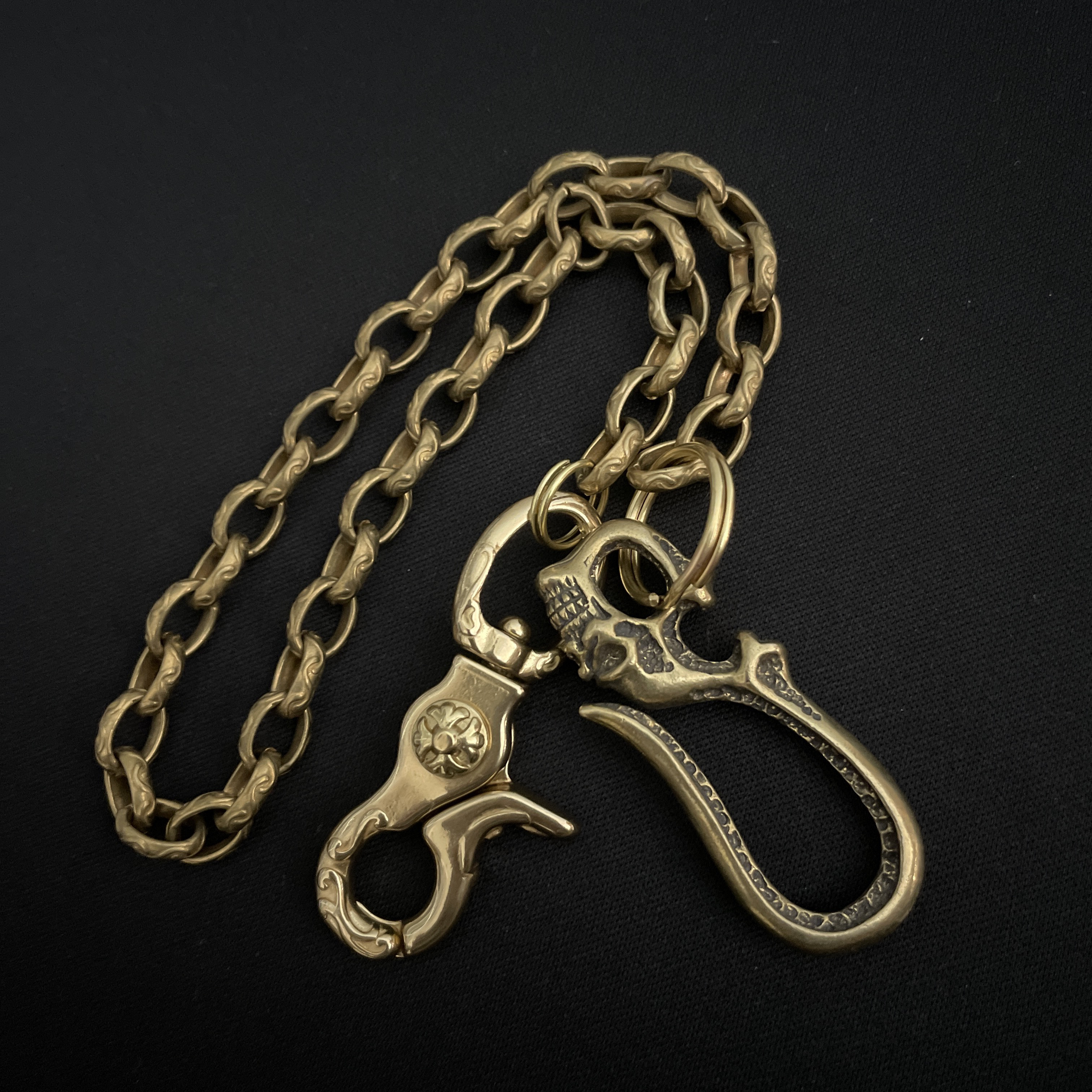 専用 真鍮小豆ウォレットチェーン×5、真鍮ナスカンウォレットチェーン×5 専用 真鍮小豆ウォレットチェーン×5、真鍮ナスカンウォレット