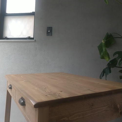 2ドロワーズウッドワーキングテーブル 幅90／100 無垢材 作業台