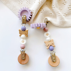 フェアリーフルール トイホルダー/マグホルダー/シューズクリップ/ブランケットクリップ 6枚目の画像