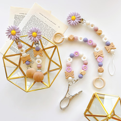 フェアリーフルール トイホルダー/マグホルダー/シューズクリップ/ブランケットクリップ 1枚目の画像