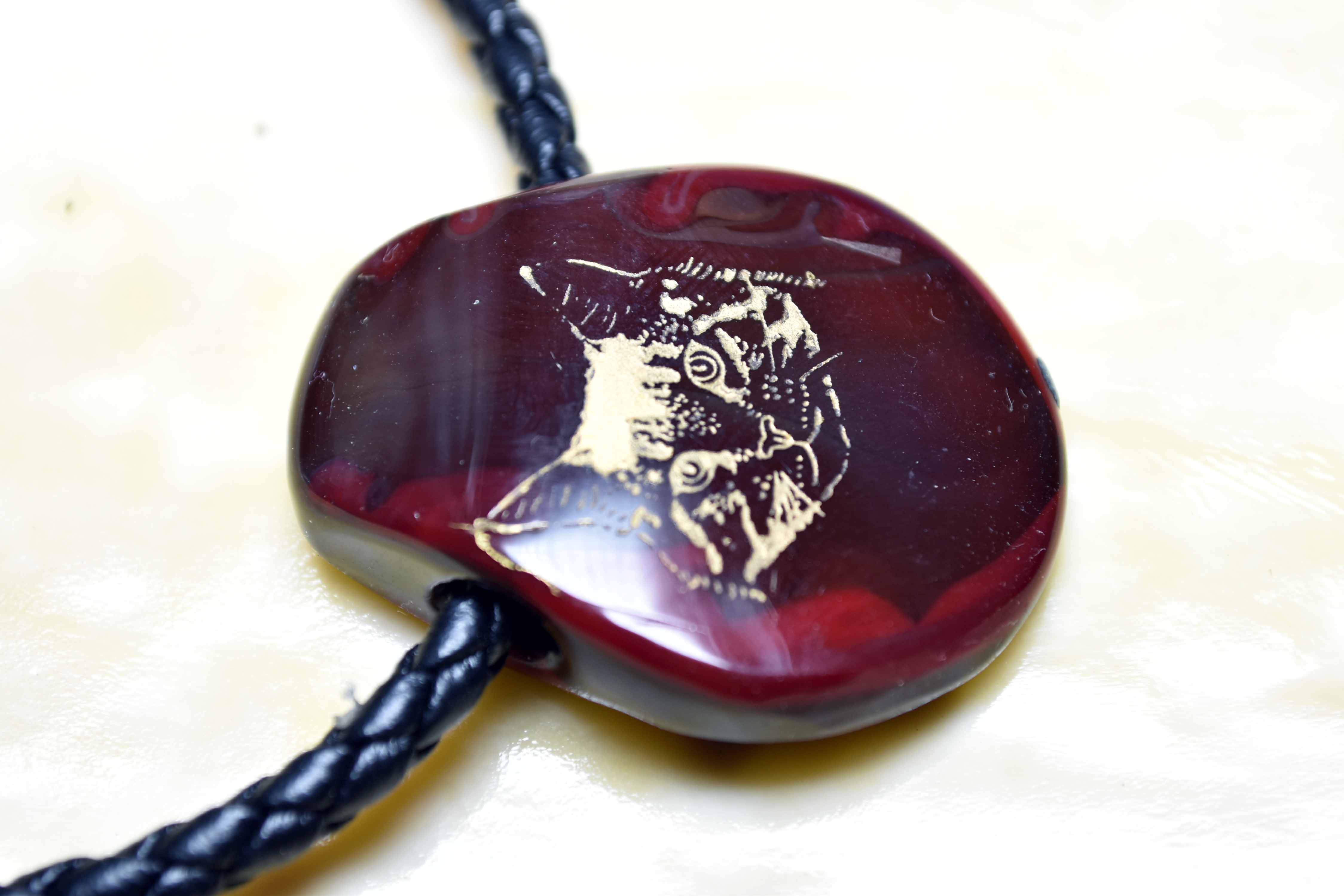 犬　dog 　犬のアクセサリー　*ガラスのジュエリー　立体細密技法　（y2535-476）作家物一点物