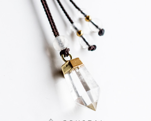 水晶 ネックレス ムーンストーン 天然石 クリスタル ペンダント