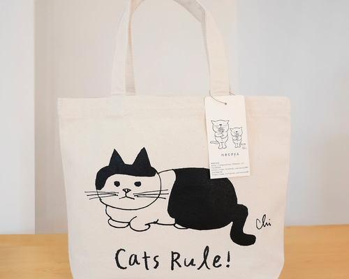 トートバッグ[前髪猫] S ナチュラル トートバッグ necoya 通販