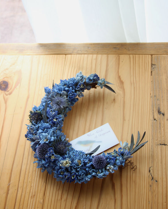 幸せの青い鳥☆クリスマスリース