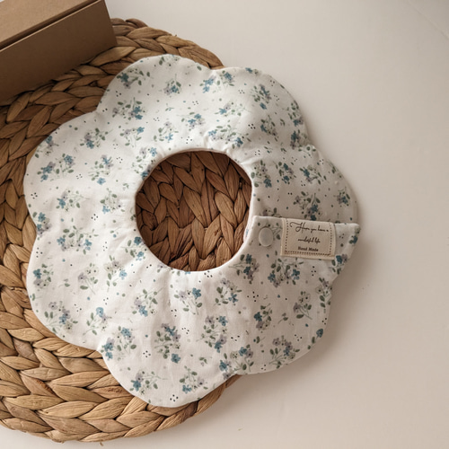 ⚘‪ 出産祝い 4点セット Blommor 花もくもくスタイ リバーシブル‬