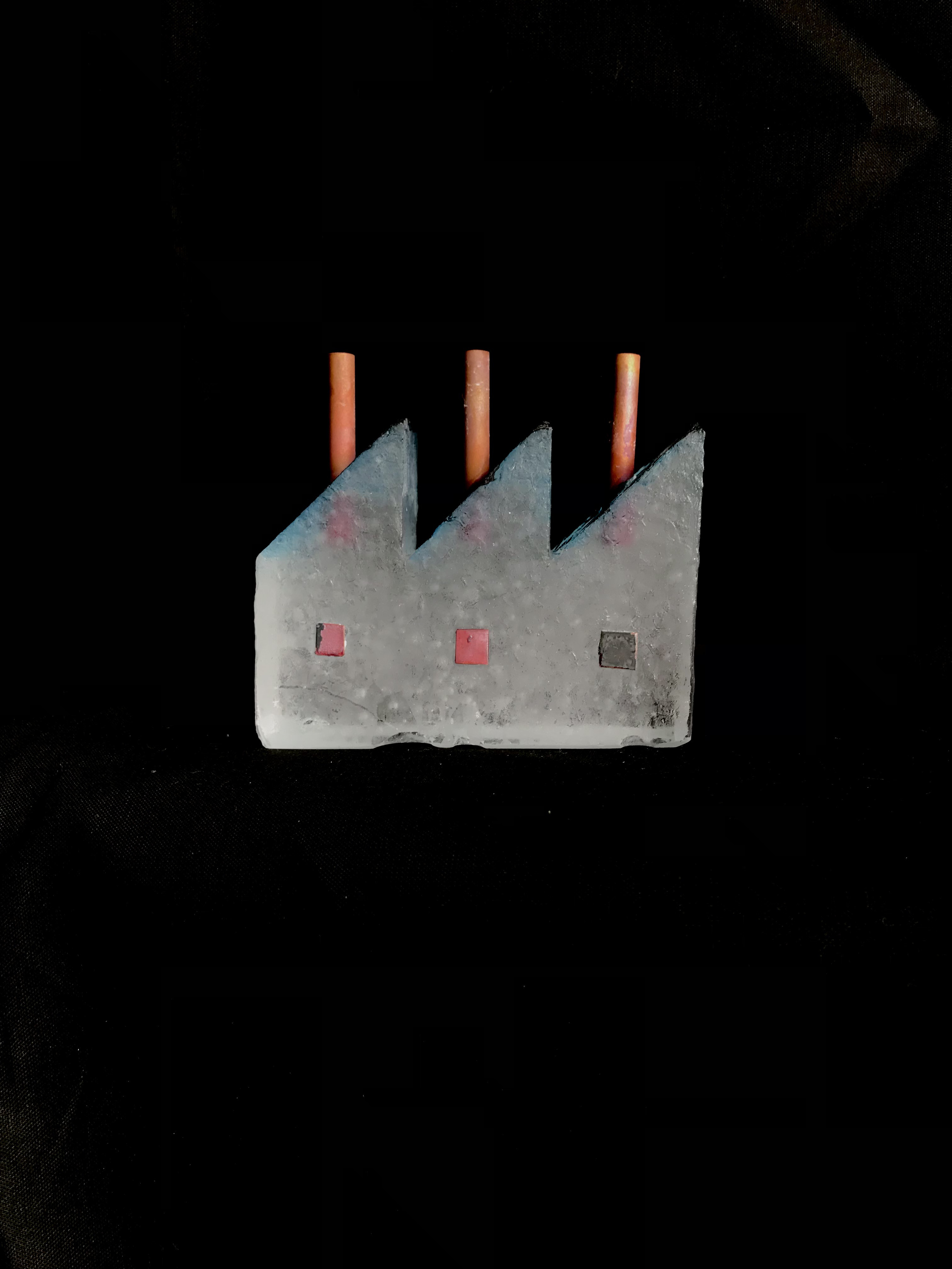 ガラス作家 佐伯泰典作 「夢工場 囚われた想い」 【公式通販】