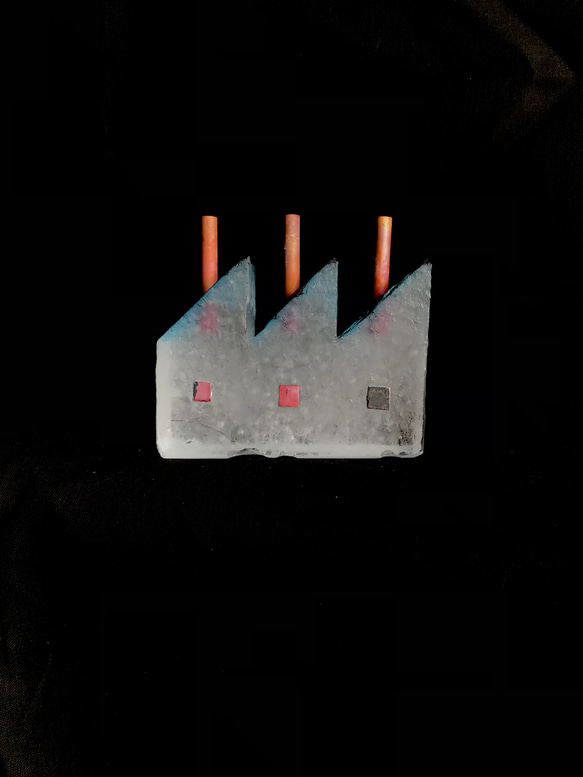 ガラス作家　佐伯泰典作　「夢工場　夜の天蓋」お香立て ガラス作家 佐伯泰典作 「夢工場 夜の天蓋」お香立て | iichi 日々の